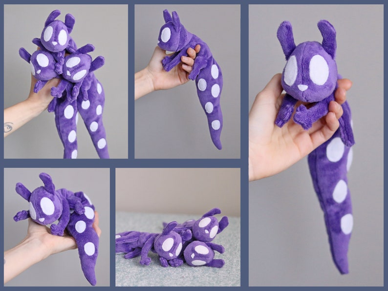 Slugcats, wired or weighted Slugpup around 34cm/13inch, Rain World, Downpour plushie, Monk, Saint, Survivor, Rivulet, Artificer, Spearmaster Spearmaster