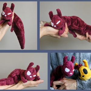 Slugcats, wired or weighted Slugpup around 34cm/13inch, Rain World, Downpour plushie, Monk, Saint, Survivor, Rivulet, Artificer, Spearmaster Artificer