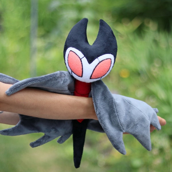 Big plush Grimmchild, Grimmchild plushie, 41cm/16inch, Hollow Knight Grimmchild, soft minky Grimmchild