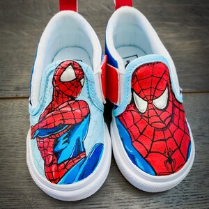 spiderman custom vans