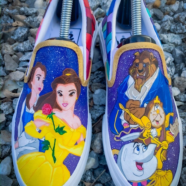 Beauty and the Beast Shoes - Etsy
