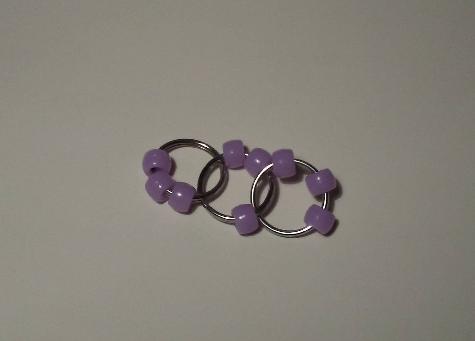 Key Ring Fidgets/Set of 3/Beaded Fidget Toy/Purple Beads | Etsy