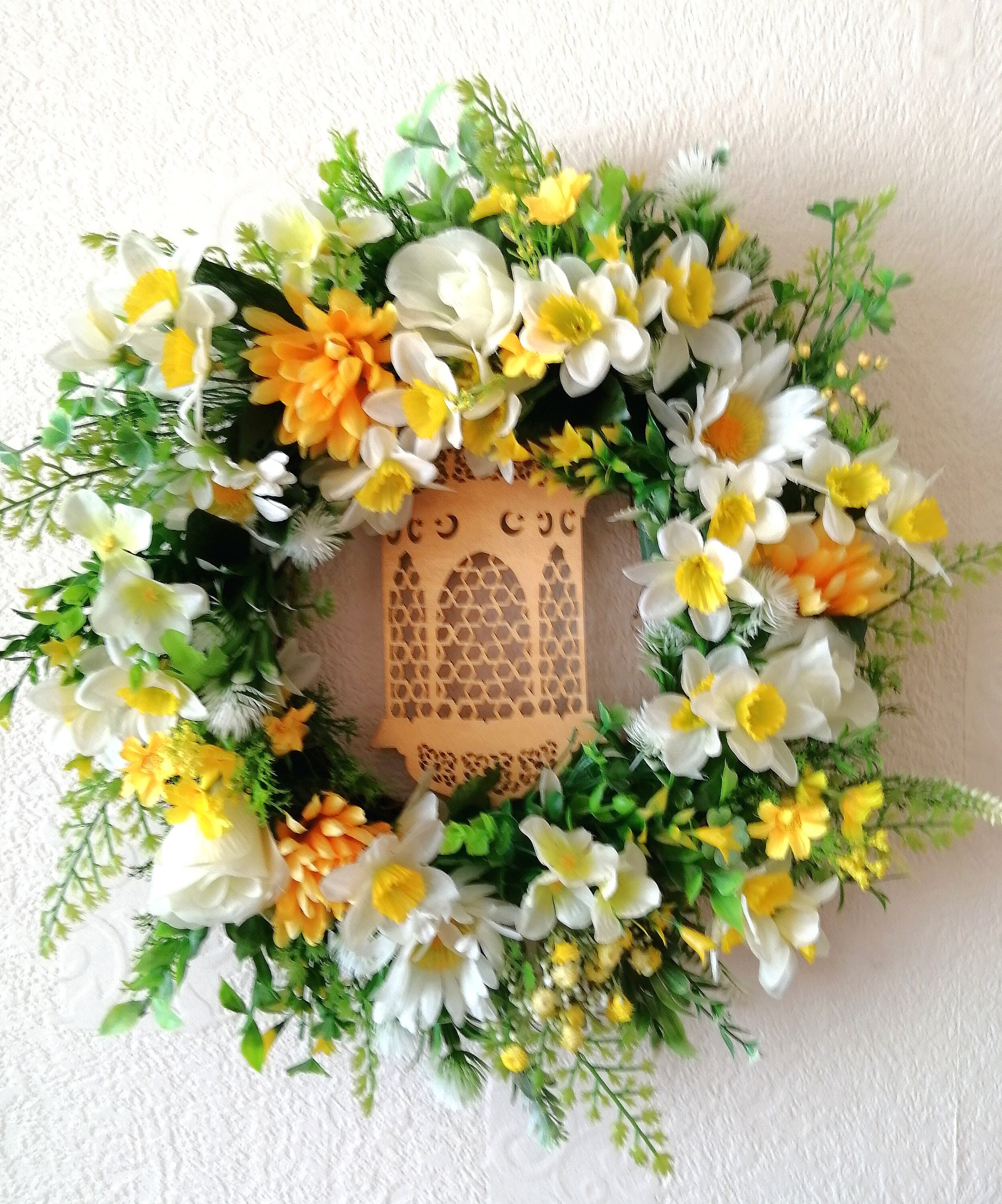 Ramadan wreath Spring wreath Ramadan Mubarak wreath Wind Etsy