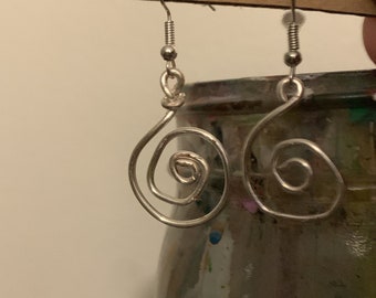 swirl earring