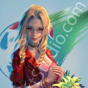 Pode incluir: Uma mulher com cabelo loiro comprido, vestindo uma jaqueta vermelha e um vestido rosa, segura um buquê de flores amarelas em uma cesta tecida.