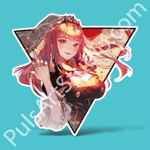 Hololive EN | Mori Calliope | Vinyl Sticker/Decal | Waterproof, Durable, UV-resistant | For Laptops, Water Bottles, Cars, Switch, etc