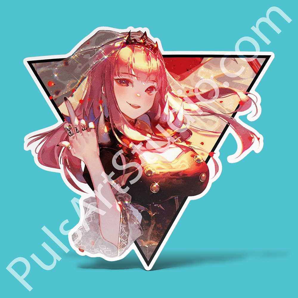 Hololive EN | Mori Calliope | Vinyl Sticker/Decal | Waterproof, Durable, UV-resistant | For Laptops, Water Bottles, Cars, Switch, etc