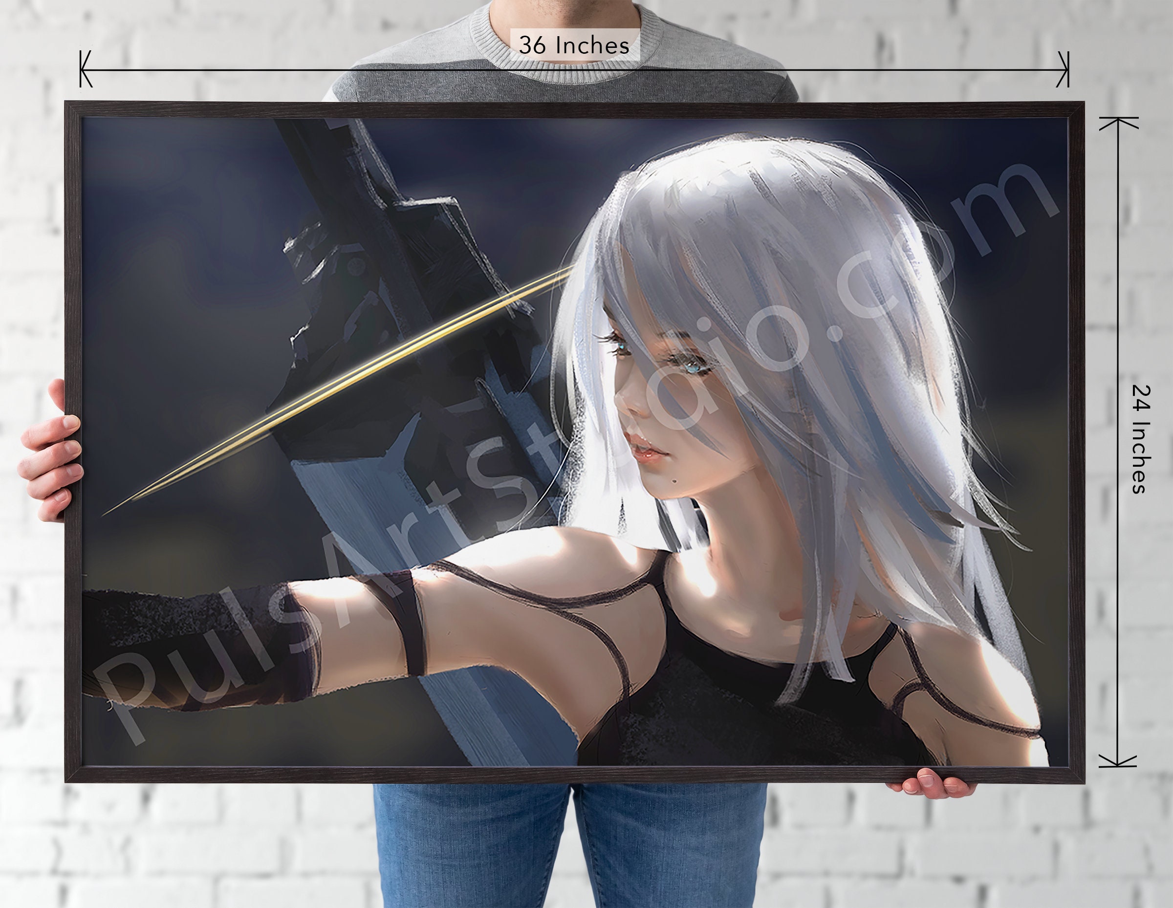 NieR: Automata A2 ポスター NieR:Automata A2 YorHa Studio - Unique Collectible Figure