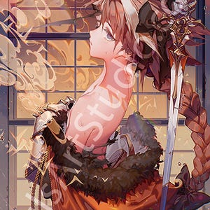 Fate/Astolfo Print (L Poster or XL Vinyl Canvas)
