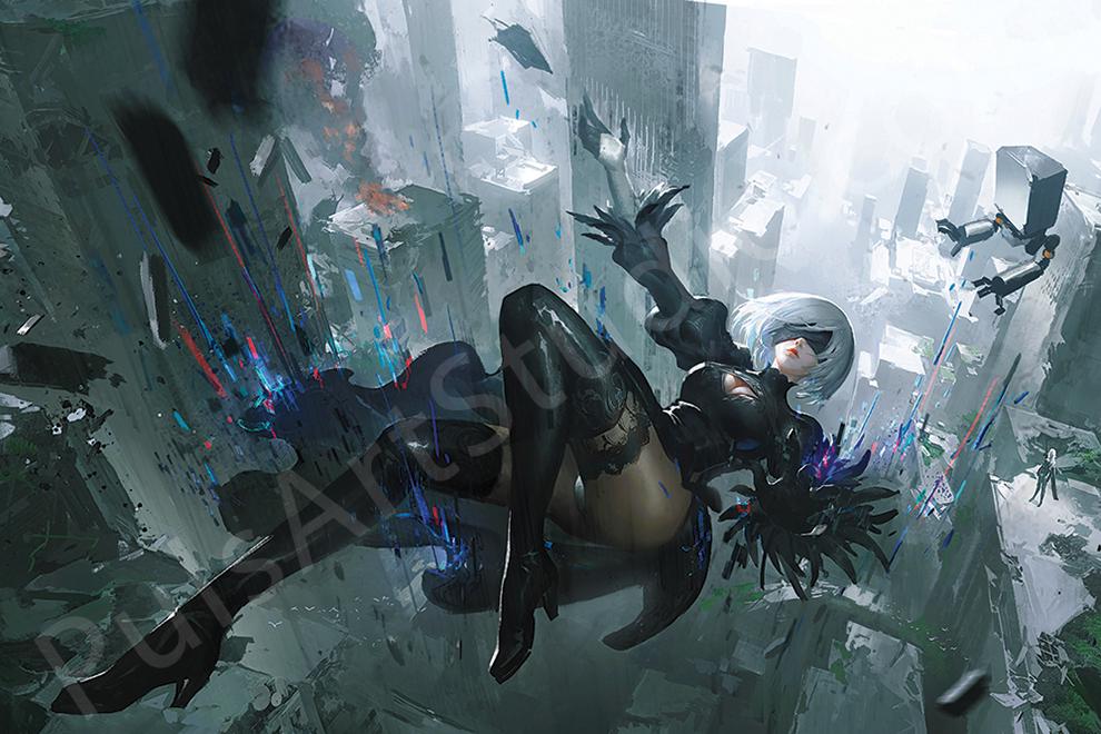 Nier Automata Playmat - Etsy