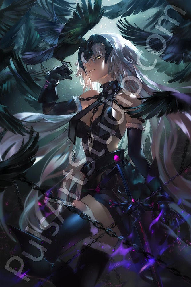 Fate/jeanne Alter Print #2 (L Poster or XL Vinyl Canvas) - Etsy