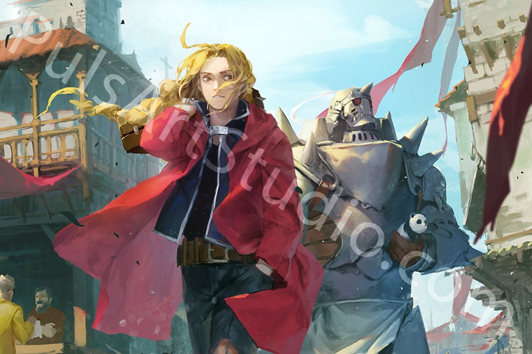 Fullmetal Alchemist Brotherhood Posters glossy paper vivid color