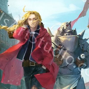 Big Poster do Anime Fullmetal Alchemist - 90x60 cm - LO027