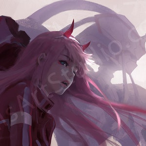 Darling in the FranXX/02-print (L-poster of XL-vinylcanvas)