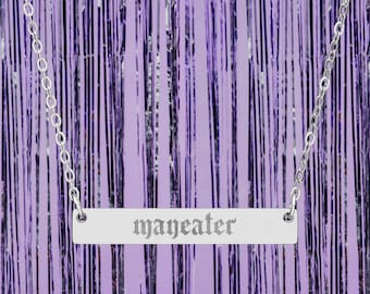 Collar de barra horizontal Maneater / Collar de barra grabada