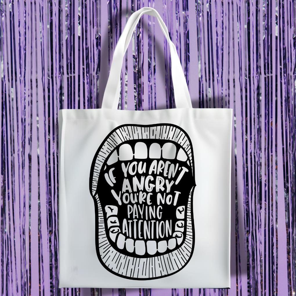 Attention Tote Bag - Etsy