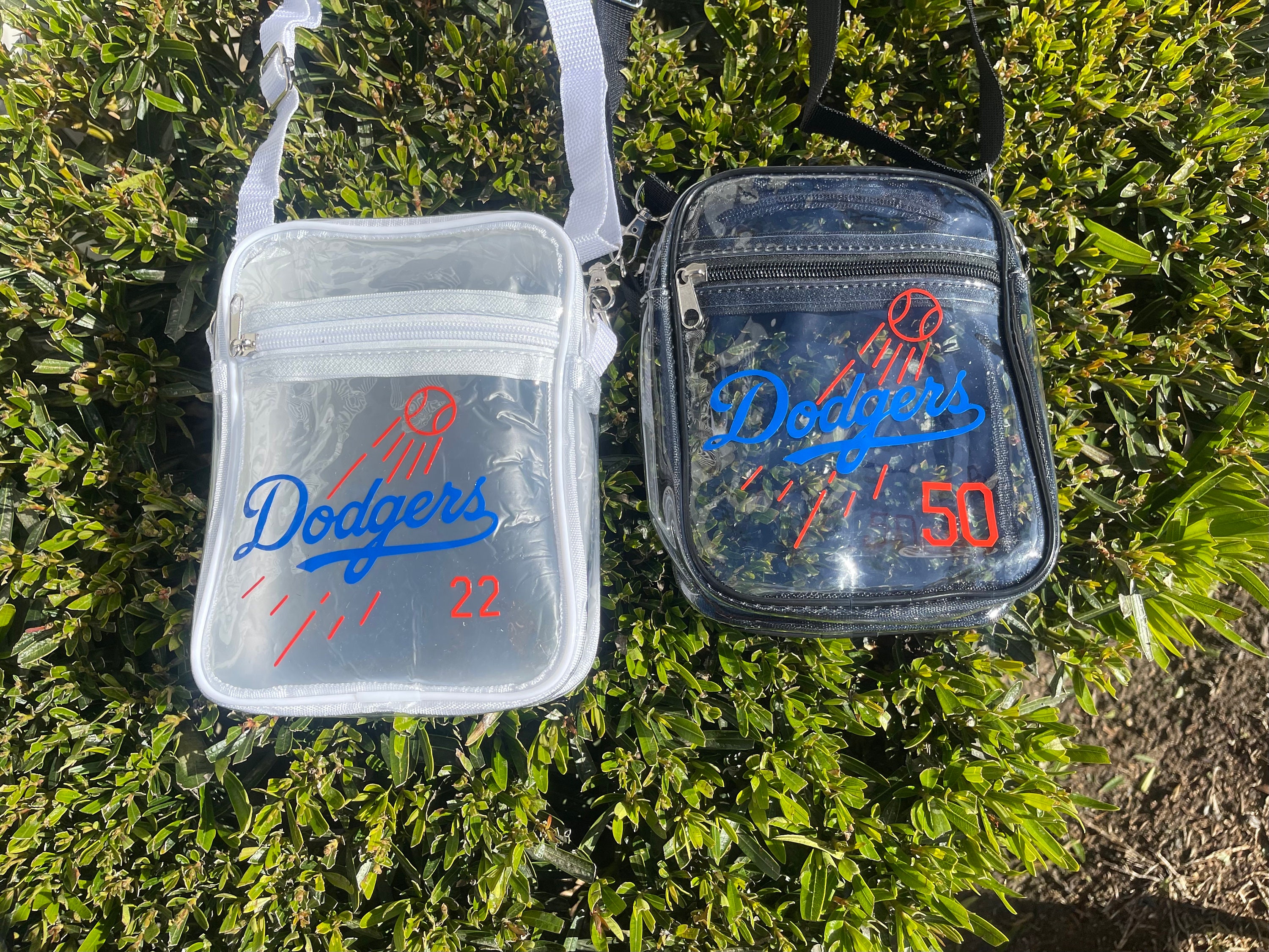 Los Angeles Dodgers Clear Envelope Purse Strap | Carroll's Sports Cove