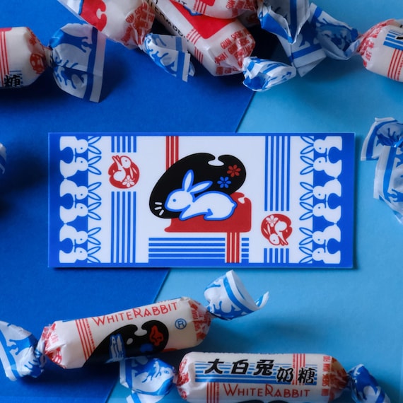 White Rabbit Candy Sticker - Asian Snacks