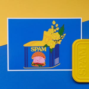 SPAM Flower Art Print