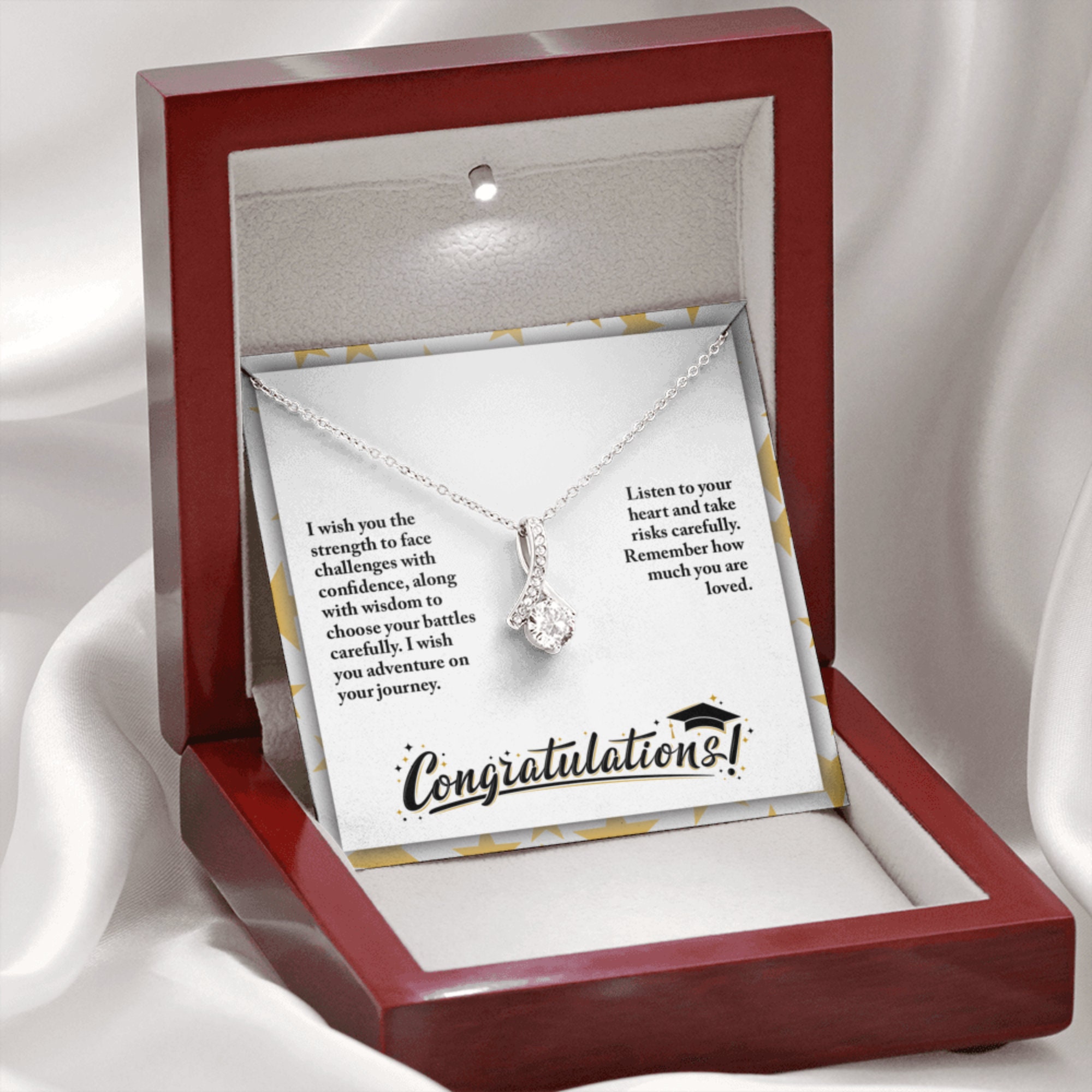 Graduation Gift Necklace For Girls Sentimental Graduation Etsy