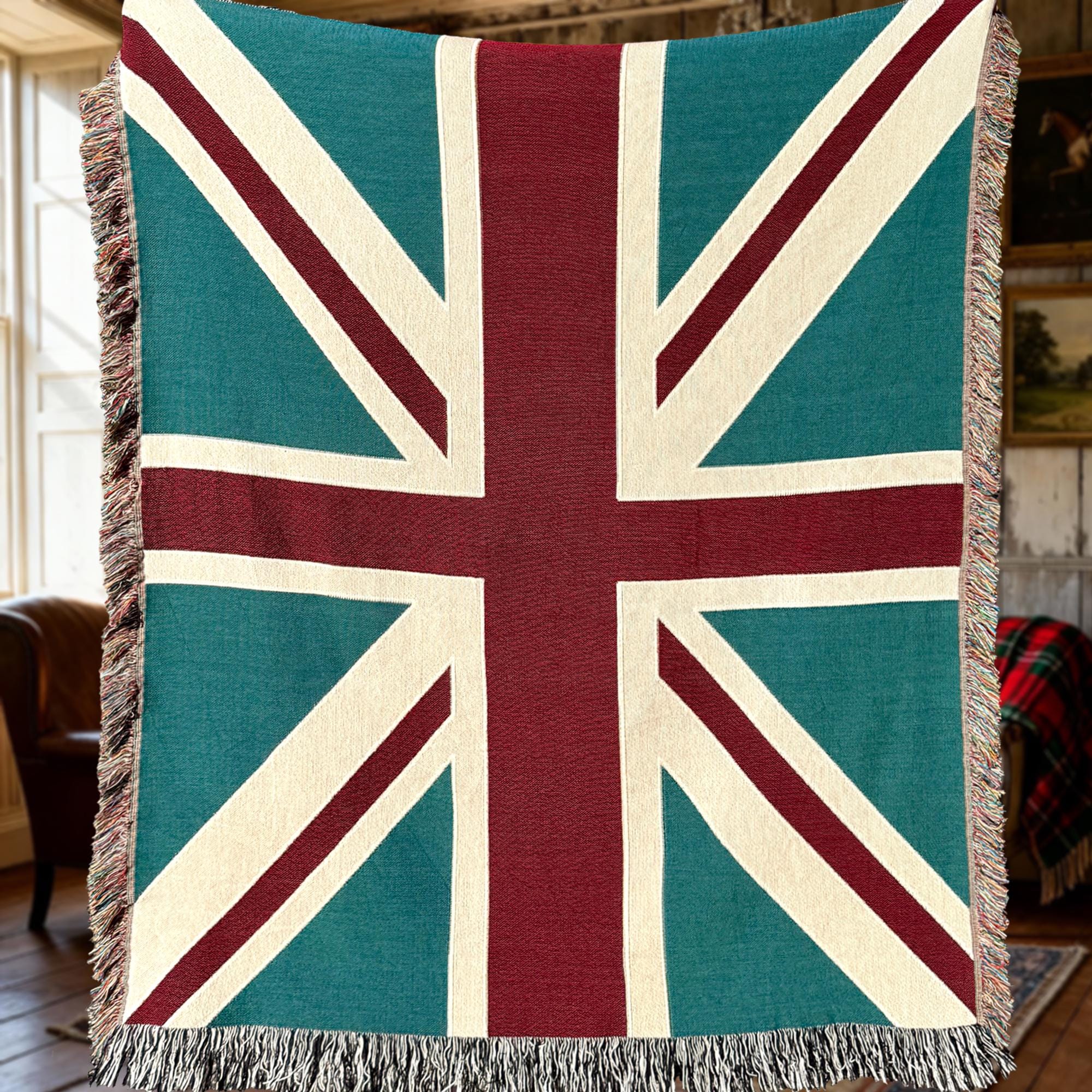 Union Jack Flag Blanket - Etsy