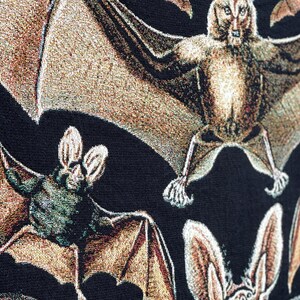 Bat wings woven tapestry blanket