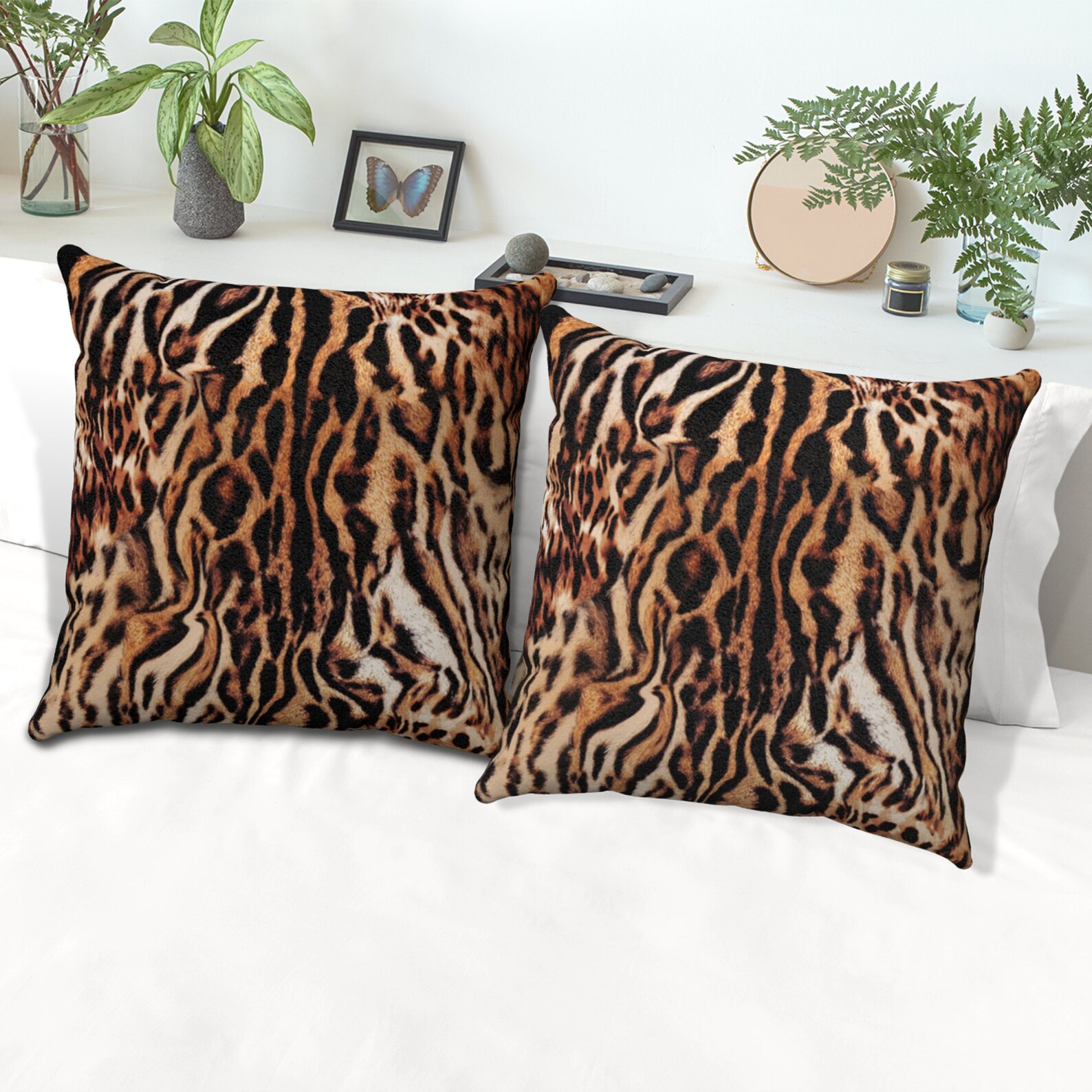 LEOPARD PRINT Pillow Cover 20x20 Cheetah Print Dorm Room Decor Etsy