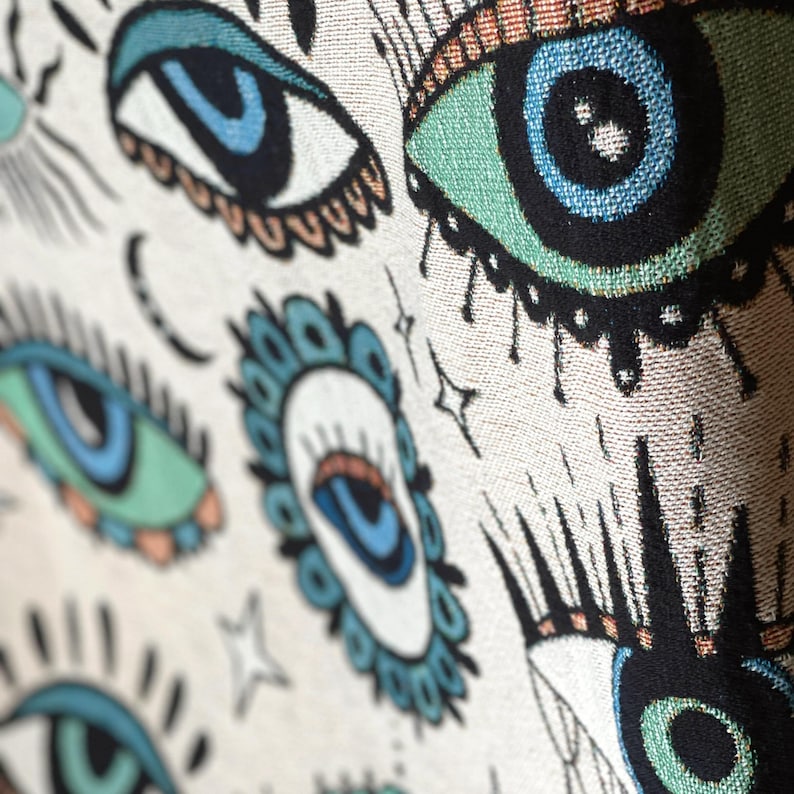 ChelseaGreenStudio Evil Eye Throw Blanket - Thumbnail 3