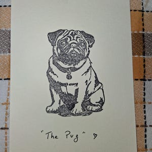 Quadro "The Pug"