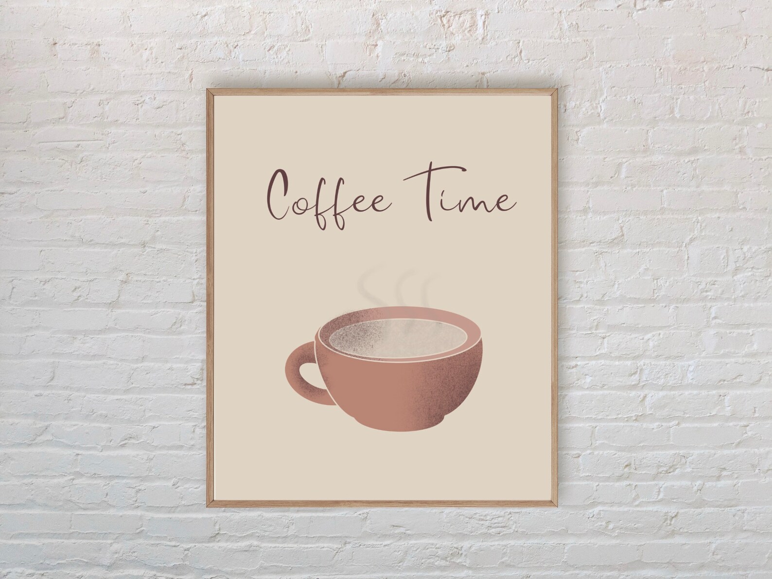 Coffee Art Print Kitchen Wall Art Prints Coffee Time Print Etsy