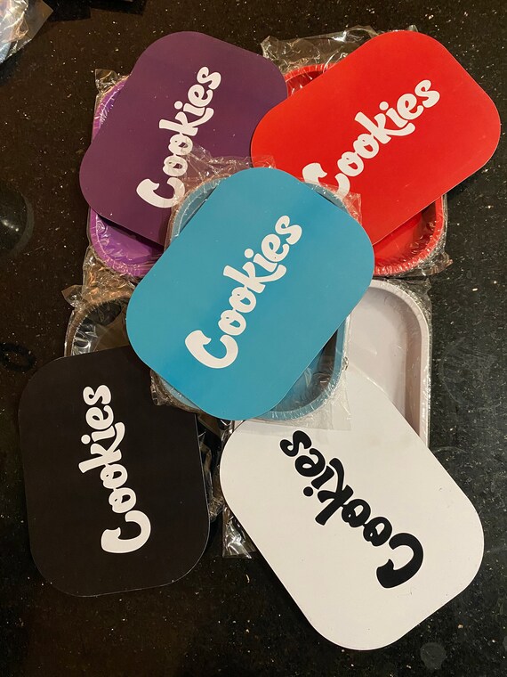 Cookies Rolling Tray With Lid Multiple Colors Etsy