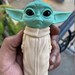 Baby Yoda Pipe Grogu Silicone Unbreakable Smoke Piece Mandalorian 4 different Colors 