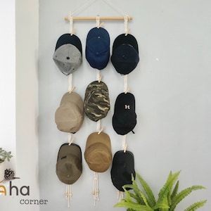 Corner hat rack store