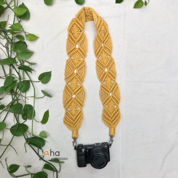 Custom Strap Gift, Macrame Camera Strap, Camera Strap For Men Women, Stylish Strap For Camera, Vintage Polaroid Strap, Camera Accessories