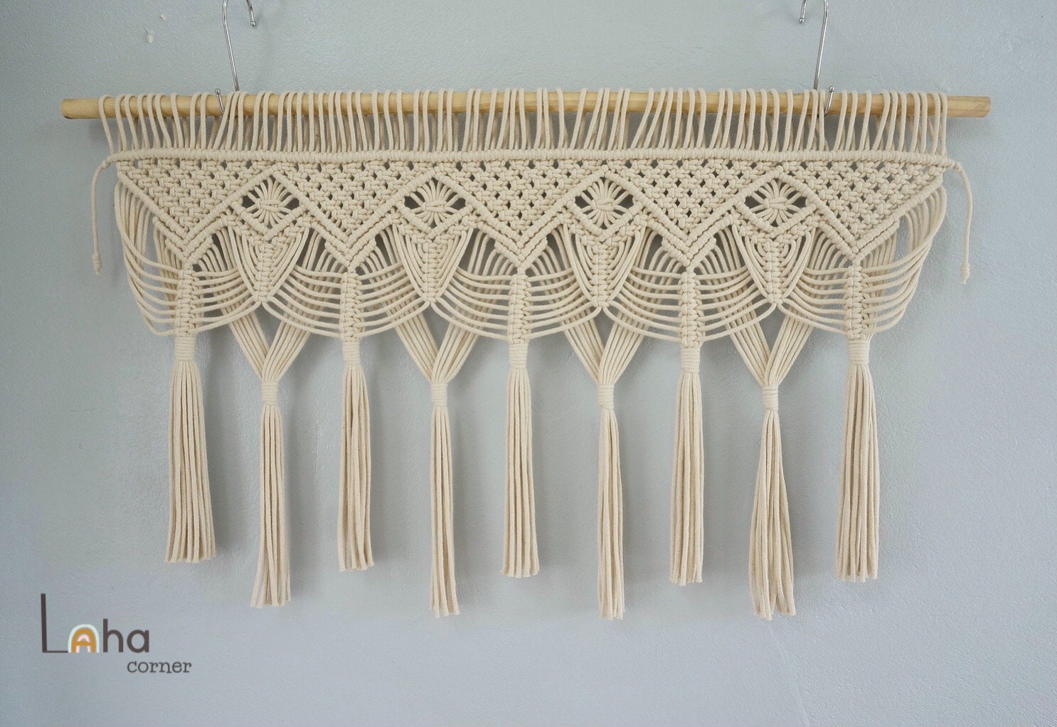 Macrame Wall Hanging, Headboard Wall Decor, Vintage Tapestry Wall Art, Window Decor, Bedroom Decor, Electric Home Decor, House Warming Gift