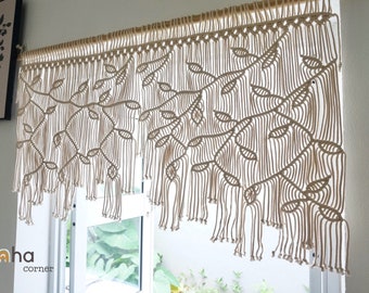 Window Treatment, Valance, Camper Window Decor, Bathroom Window Curtain, Farmhouse Curtain, Kitchen Window