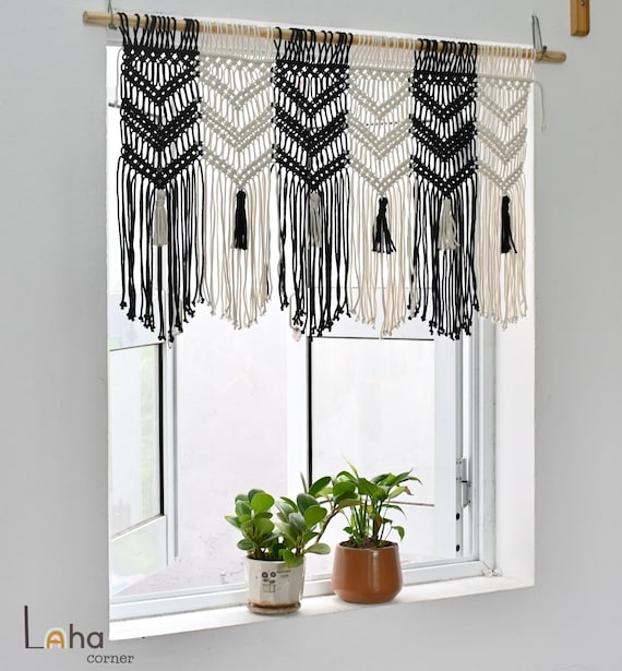 Mantovana Per Finestre Darcy - Grigio/Bianco, 58x14 Cm, Tessuto Poliestere