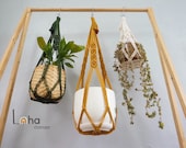 Macrame Plant Hanger, Vines Plant Pot Holder Garden Decor, Philodendron Plant Holder, Artificial Green Plant Hanger, Garden Decor, Christmas
