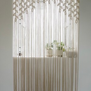 Door Curtain Macrame Closet Curtain Long Macrame Curtain - Etsy