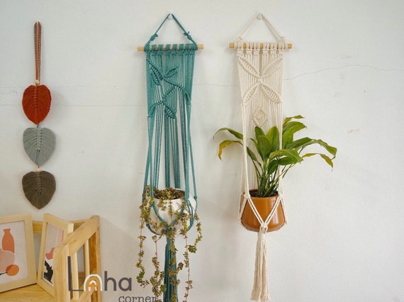 indoor white plant stands 7-Tier Plant Stand, 43.3" Plant Pots Holder Rack Flower Stand, Rustic Brown