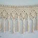 Handmade Macrame Window Valance: Boho Curtain, Wall Tapestry - Etsy
