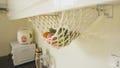 Macrame Hanging Fruit Basket, Fruit Hammock with Hooks, Fruit Storage, Kitchen Counter Space Saver, Under Cabinet Fruit Hammock product logo