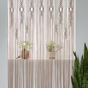 Door Curtain Macrame Closet Curtain Long Macrame Curtain - Etsy