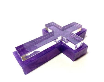 4” Cross Silicone Mold for Resin Soap Wax