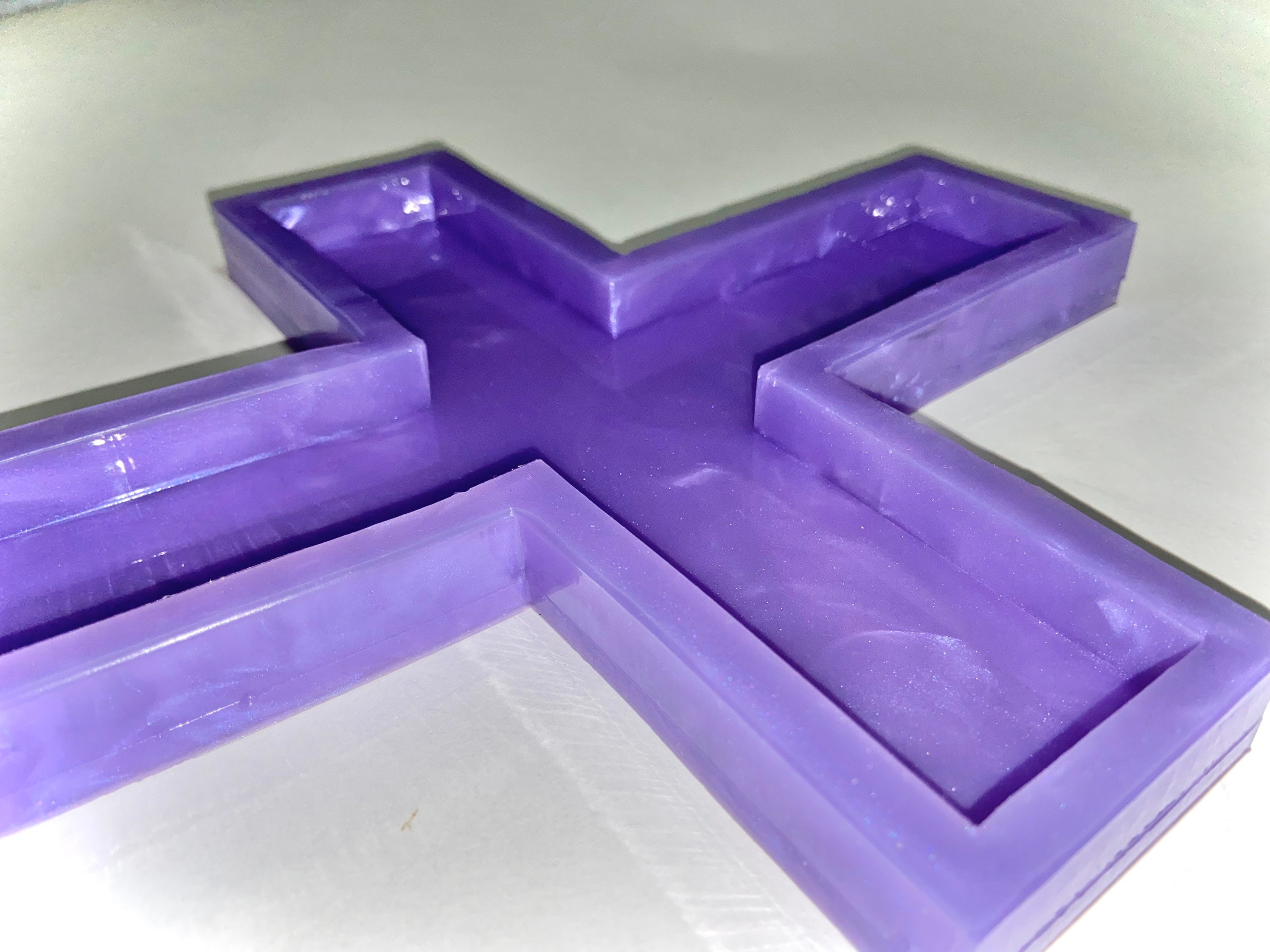 12 Extra Large Cross Mold Resin Crafts Thick Deep Christian Etsy