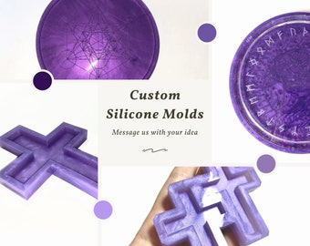 Custom Silicone Mold for Resin, Soap, Wax, Concrete Etc shipping from Europe