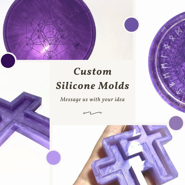 Custom Silicone Mold for Resin, Soap, Wax, Concrete Etc shipping from Europe