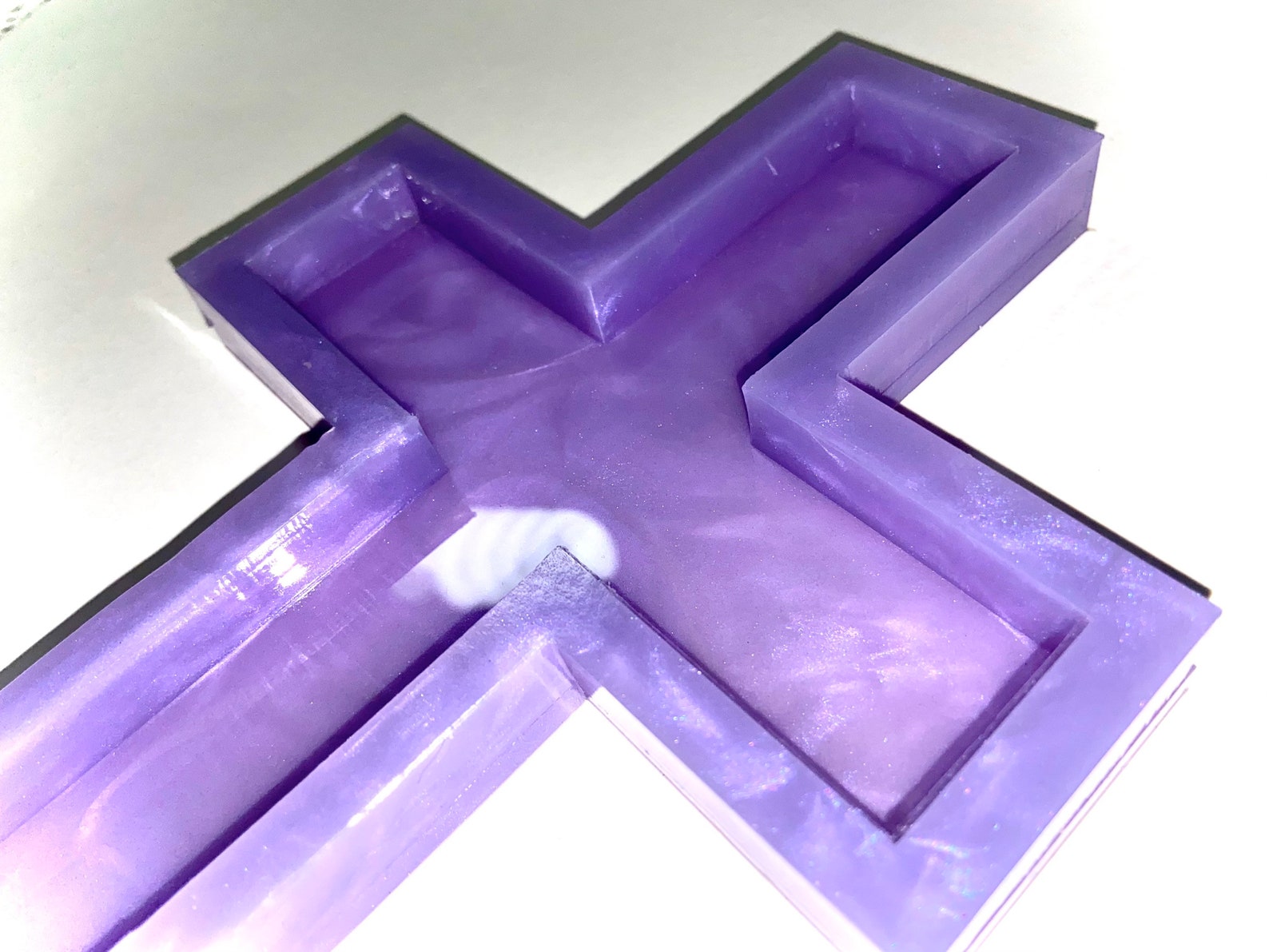 8 Large Cross Mold Resin Crafts Thick Deep Christian Cross Etsy