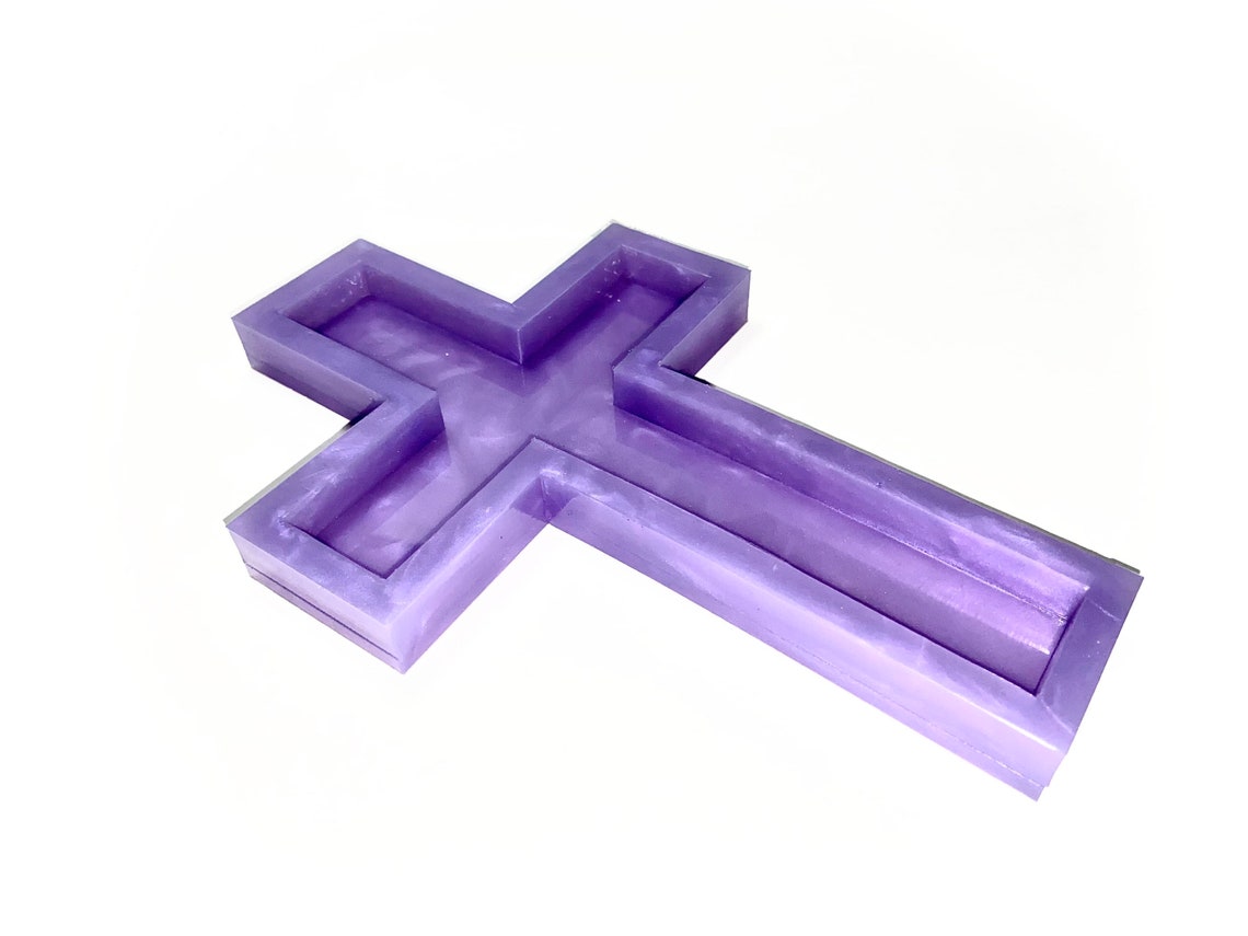 8 Large Cross Mold Resin Crafts Thick Deep Christian Cross Etsy