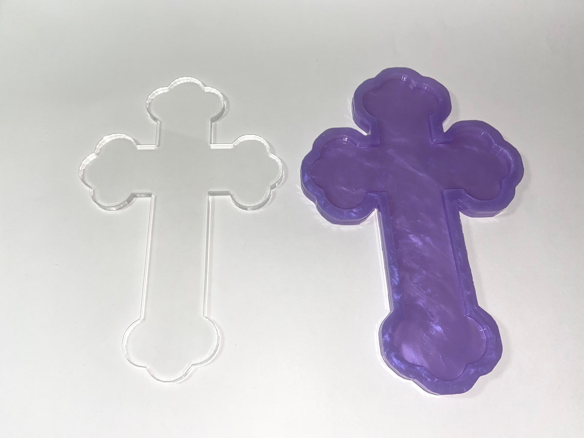 Orthodox Cross Mold 8 Large Cross Mold Resin Crafts Thick Etsy